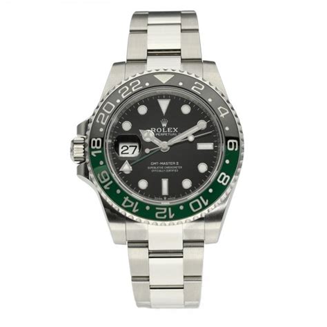 black and green rolex gmt|Rolex sprite 126720vtnr for sale.